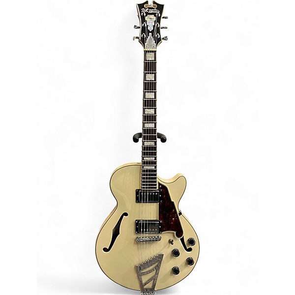Used D'Angelico Premier Series DC Alpine White Hollow Body Electric Guitar