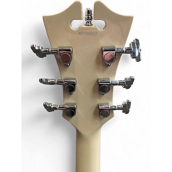 Used D'Angelico Premier Series DC Alpine White Hollow Body Electric Guitar