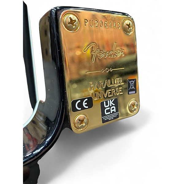 Used Fender Parallel Universe Volume II Troublemaker Black Solid Body Electric Guitar