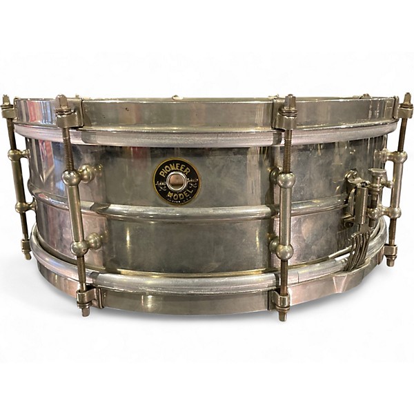 Vintage 1930s Ludwig 5.5X14 PIONEER NICKEL OVER BRASS Drum