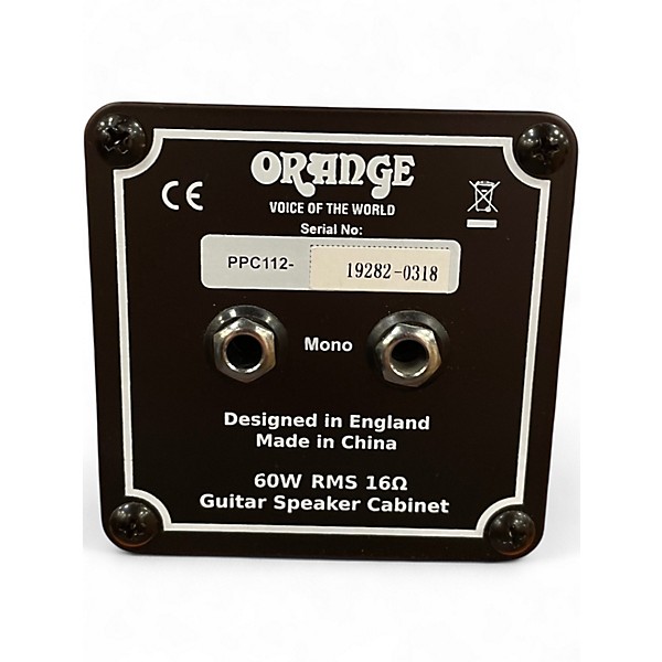 Used Orange Amplifiers PPC112C 1x12 Guitar Cabinet