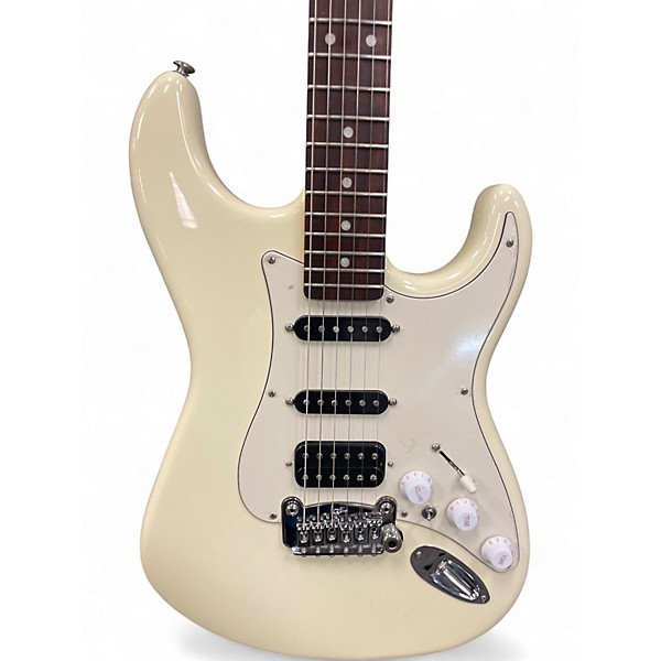 Used G&L USA LEGACY HSS Vintage White Solid Body Electric Guitar