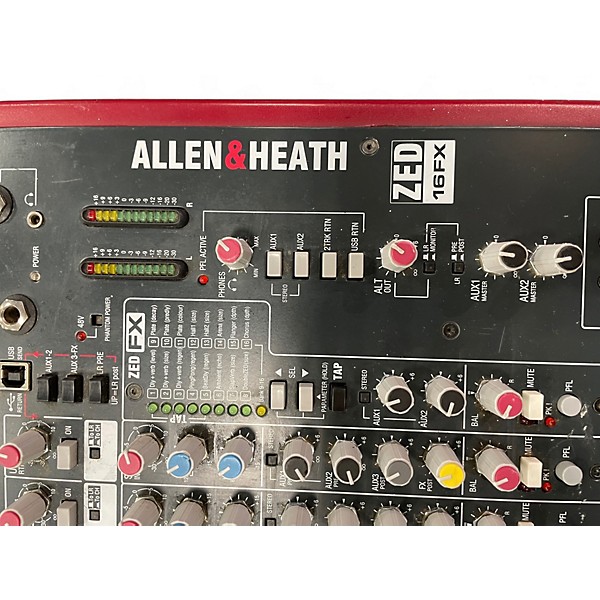 Used Allen & Heath ZED16FX Unpowered Mixer