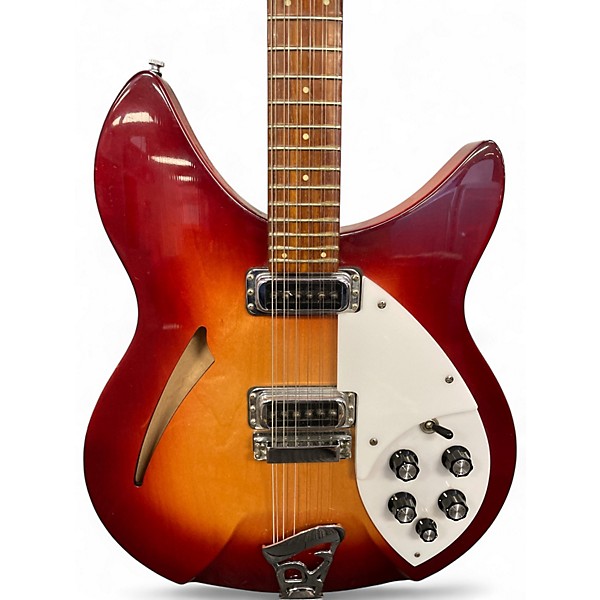 Vintage 1992 Rickenbacker 330/12 Fireglo Hollow Body Electric Guitar