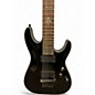 Used Schecter Guitar Research Damien Elite 7 black Solid Body Electric Guitar