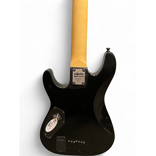 Used Schecter Guitar Research Damien Elite 7 black Solid Body Electric Guitar