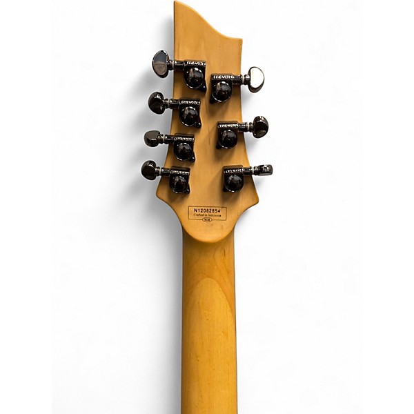 Used Schecter Guitar Research Damien Elite 7 black Solid Body Electric Guitar