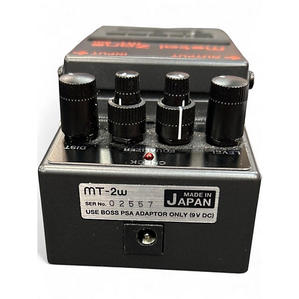 Used BOSS MT2W Metal Zone Waza Craft Effect Pedal