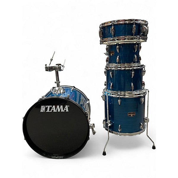 Used TAMA 5 Piece Imperialstar Blue Drum Kit