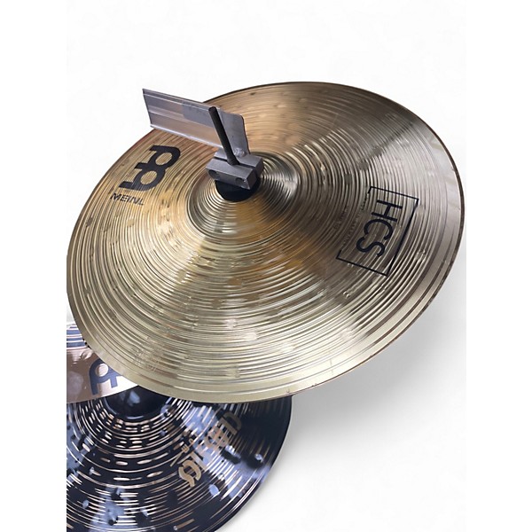 Used MEINL 14in HCS Hi Hat Pair Cymbal