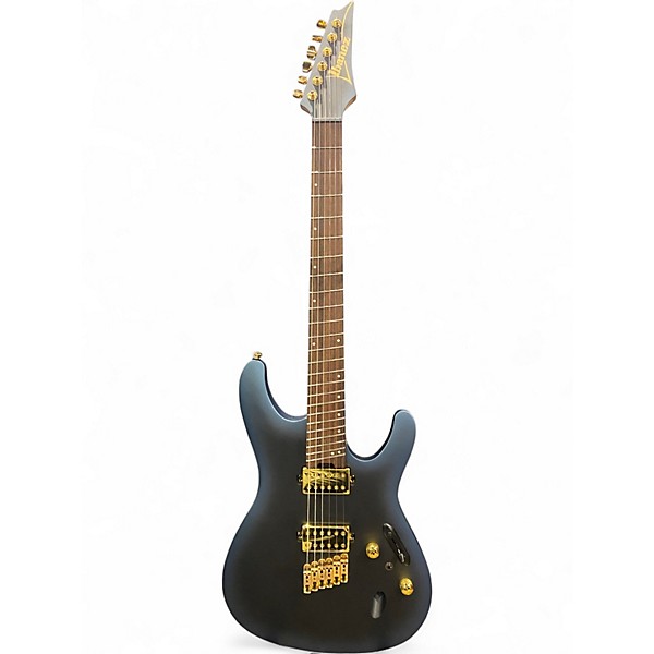 Used Ibanez SML721 S Axe Design Lab Multi-Scale OCEAN MATTE Solid Body Electric Guitar