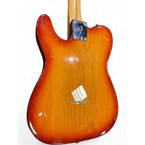 Used Fender Deluxe Players Stratocaster Sienna Burst Solid Body Electric Guitar