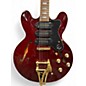 Used Epiphone Riviera P93 WR Wine Red Hollow Body Electric Guitar
