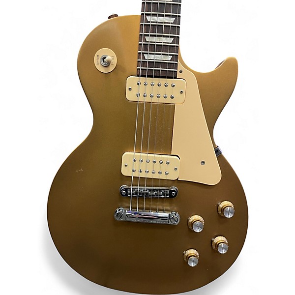 Used Gibson Les Paul Tribute Gold Top Solid Body Electric Guitar