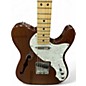 Used Squier Classic Vibe 70s Thinline Telecaster Brown Hollow Body Electric Guitar