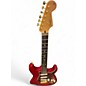 Used Fender Deluxe Stratocaster trans red Solid Body Electric Guitar