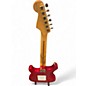 Used Fender Deluxe Stratocaster trans red Solid Body Electric Guitar