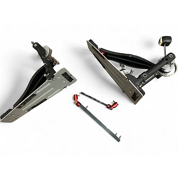Used DW 9000 Series Double Double Bass Drum Pedal