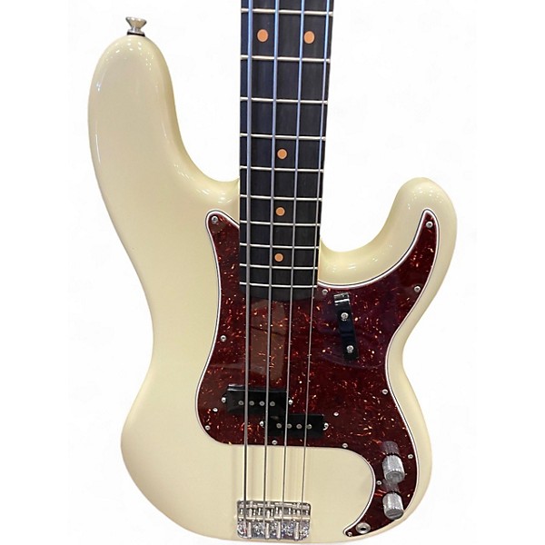 Used 2019 Fender American Original 60s Precision Bass Olympic White Electric Bass Guitar