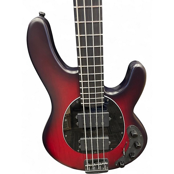 Used Ernie Ball Music Man STINGRAY SLO SPECIAL BLACK CHERRY SATIN BURST Electric Bass Guitar