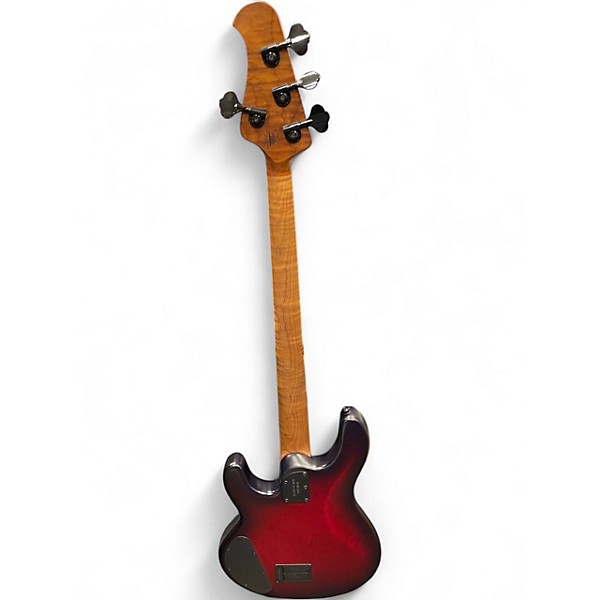 Used Ernie Ball Music Man STINGRAY SLO SPECIAL BLACK CHERRY SATIN BURST Electric Bass Guitar