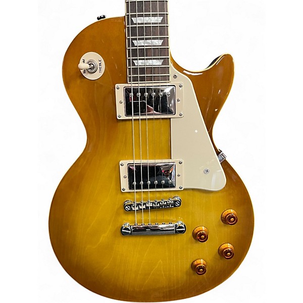 Used 2007 Epiphone Les Paul Standard Honeyburst Solid Body Electric Guitar