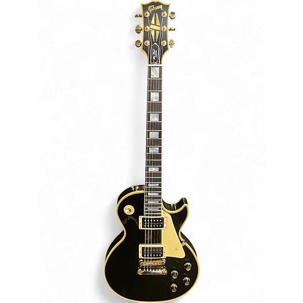 Used 2024 Gibson Made to Measure Les Paul Custom Black Solid Body Electric Guitar