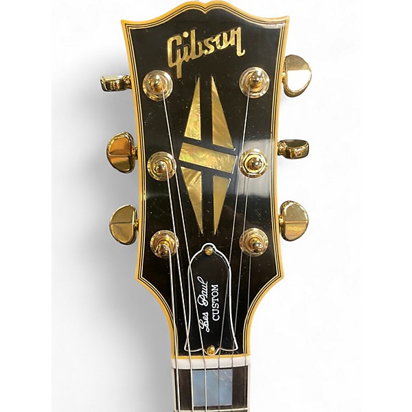 Used 2024 Gibson Made to Measure Les Paul Custom Black Solid Body Electric Guitar