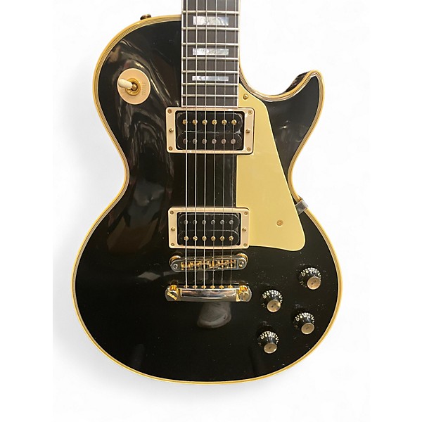 Used 2024 Gibson Made to Measure Les Paul Custom Black Solid Body Electric Guitar