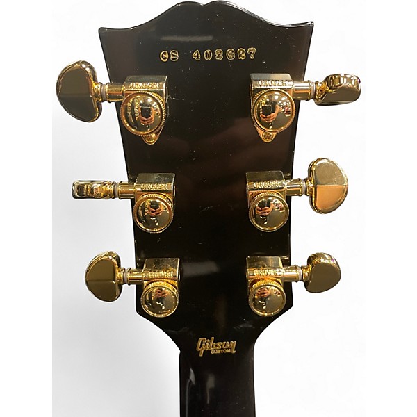 Used 2024 Gibson Made to Measure Les Paul Custom Black Solid Body Electric Guitar