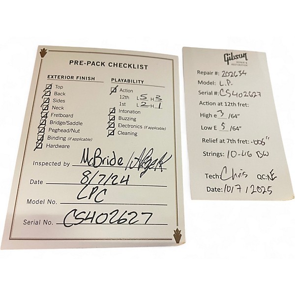 Used 2024 Gibson Made to Measure Les Paul Custom Black Solid Body Electric Guitar