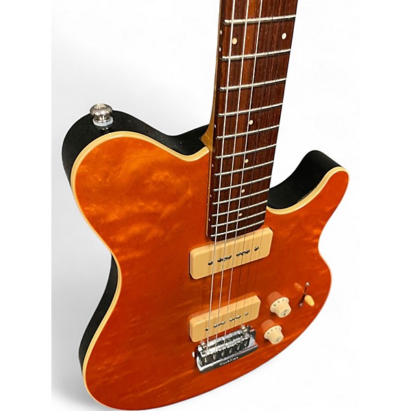 Used Ernie Ball Music Man Axis Super Sport Trans Orange Solid Body Electric Guitar
