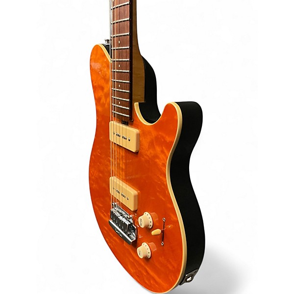 Used Ernie Ball Music Man Axis Super Sport Trans Orange Solid Body Electric Guitar
