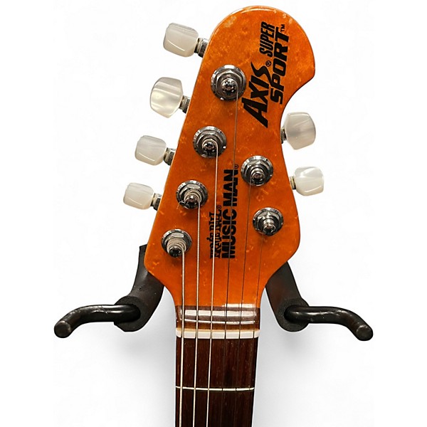 Used Ernie Ball Music Man Axis Super Sport Trans Orange Solid Body Electric Guitar