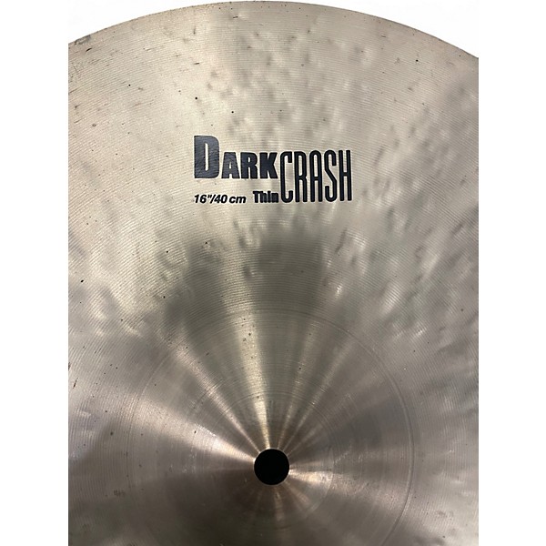 Used Zildjian 16in K Thin Dark Crash Cymbal