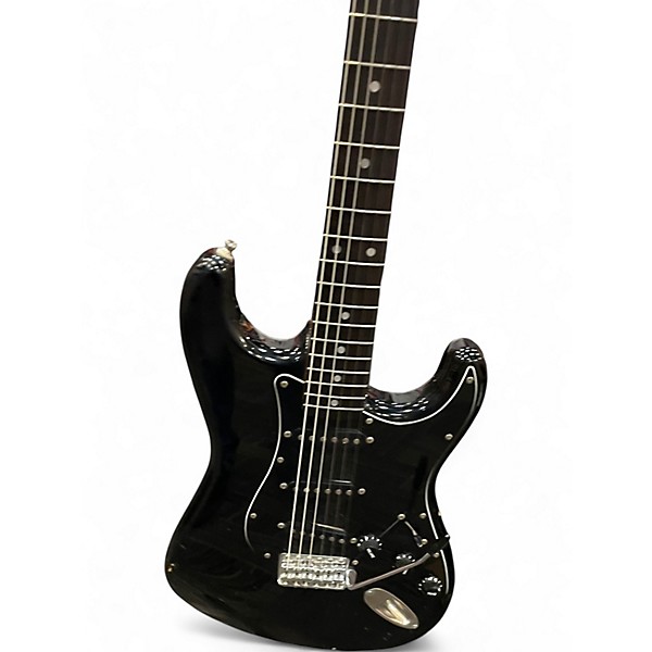 Vintage 1983 Squier 1983 Squier Strat Sq 72 Reissue Black Solid Body Electric Guitar