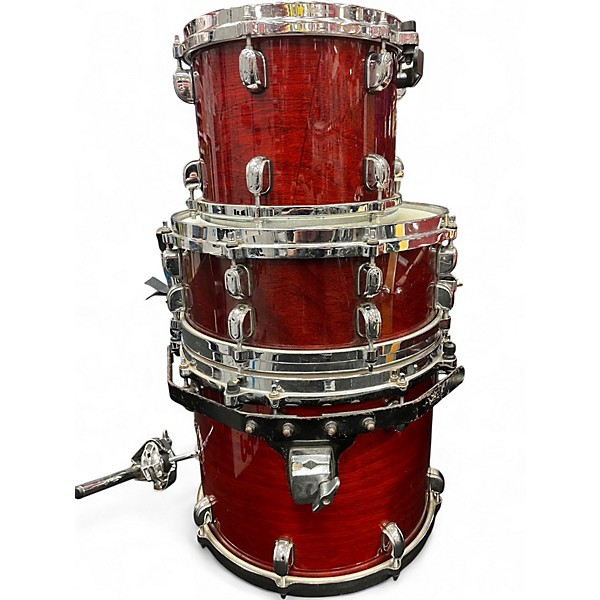 Used 1999 TAMA 4 Piece Starclassic Red Drum Kit
