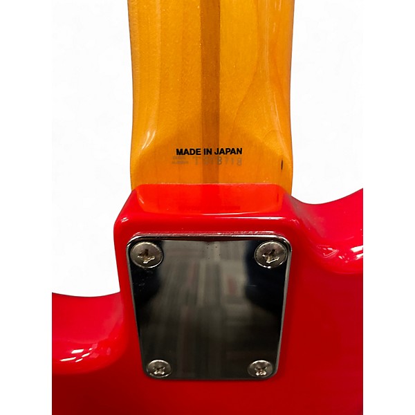 Used Fender MIJ Jaguar Bass Hot Rod Red Electric Bass Guitar