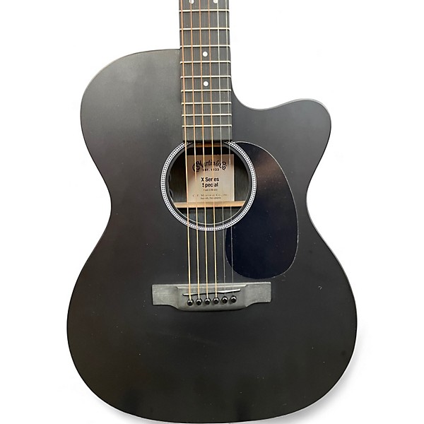 Used Martin Special X Series GPCX1E Black Acoustic Electric Guitar