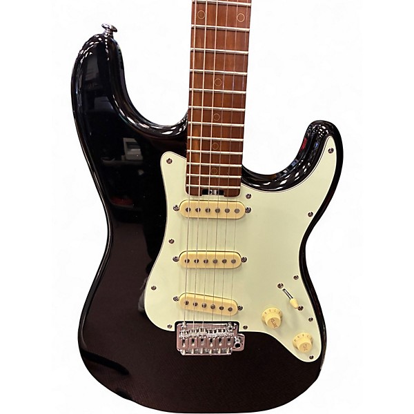 Used Schecter Guitar Research NICK JOHNSTON SIGNATURE Black Solid Body Electric Guitar