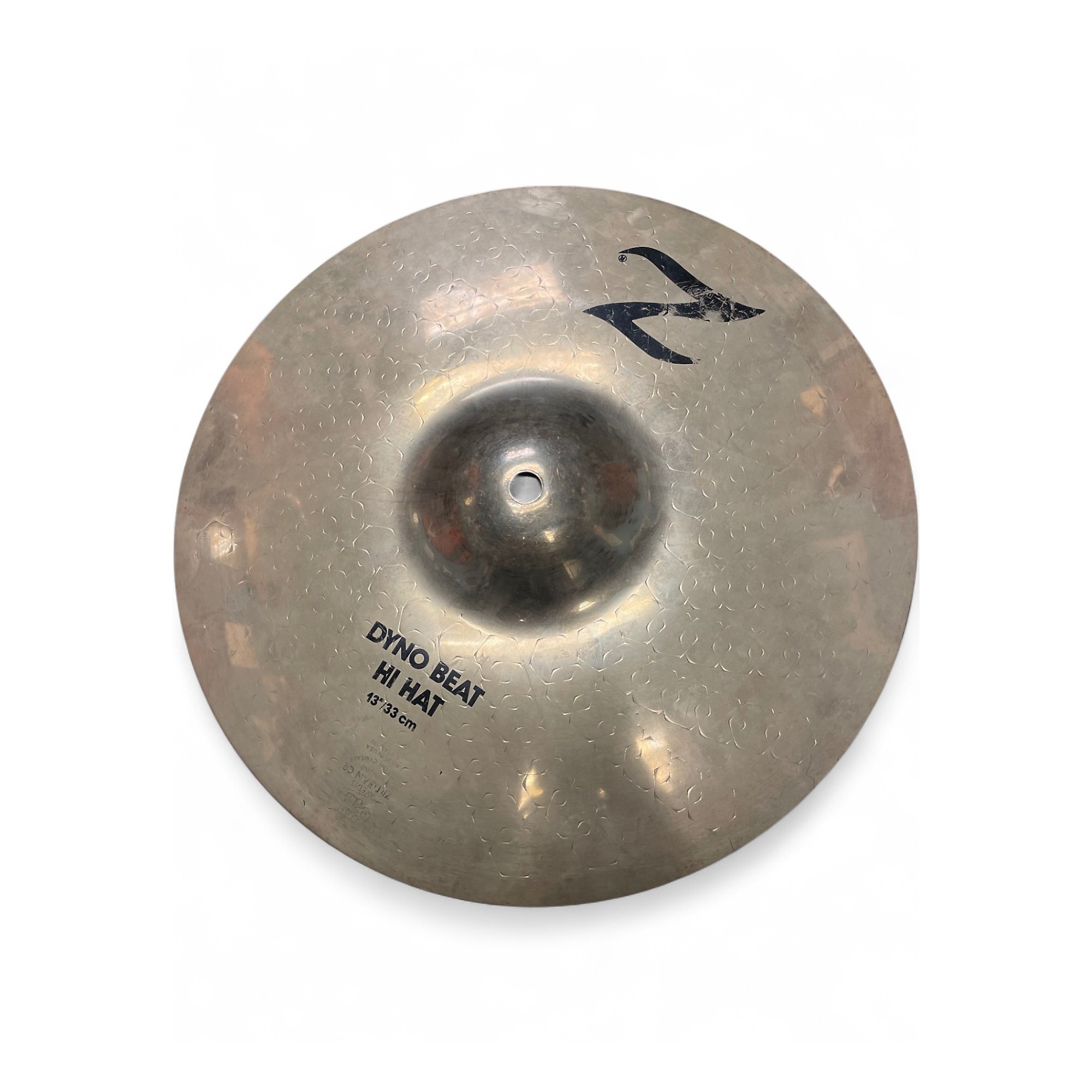 Used Zildjian 13in Z Custom Dyno Beat Hi Hat Cymbal 31 | Guitar Center