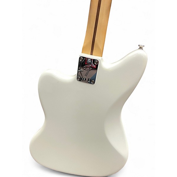 Used 2023 Fender Jazzmaster Alpine White Solid Body Electric Guitar