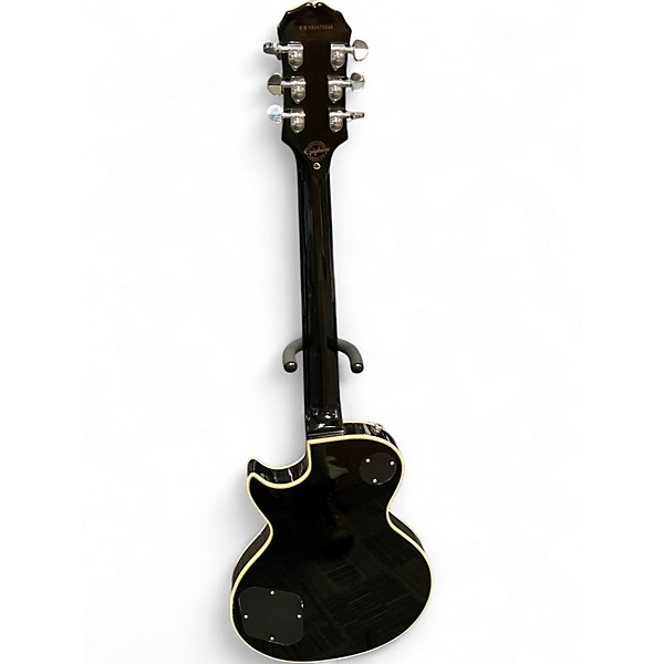 Used Epiphone Les Paul Custom Silverburst Solid Body Electric Guitar