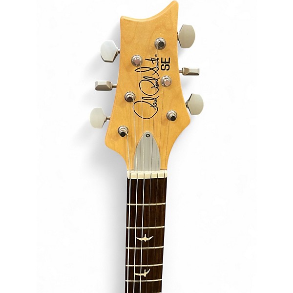 Used PRS SE Silver Sky GREEN Solid Body Electric Guitar