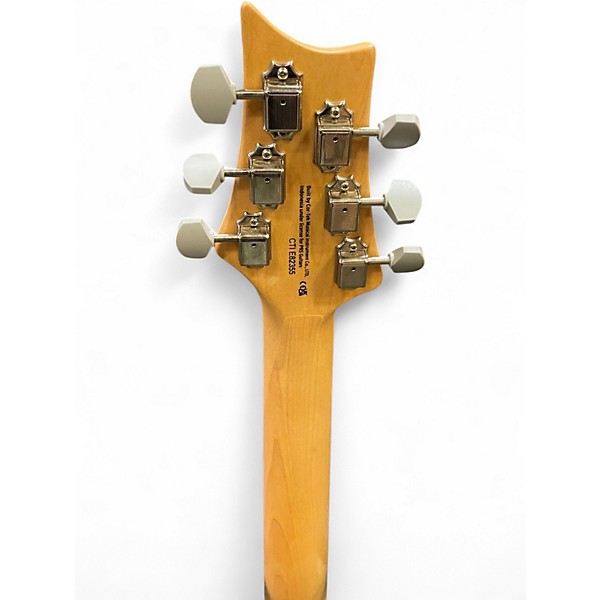 Used PRS SE Silver Sky GREEN Solid Body Electric Guitar