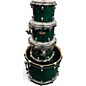 Used Premier 4 Piece Artist Maple Emerald Green Drum Kit thumbnail