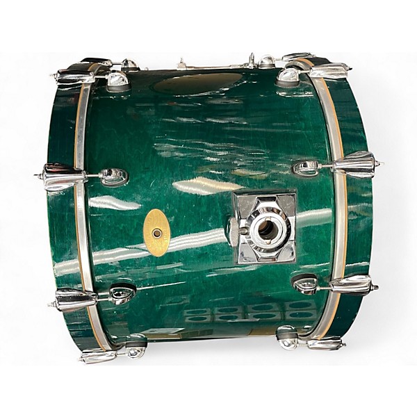Used Premier 4 Piece Artist Maple Emerald Green Drum Kit