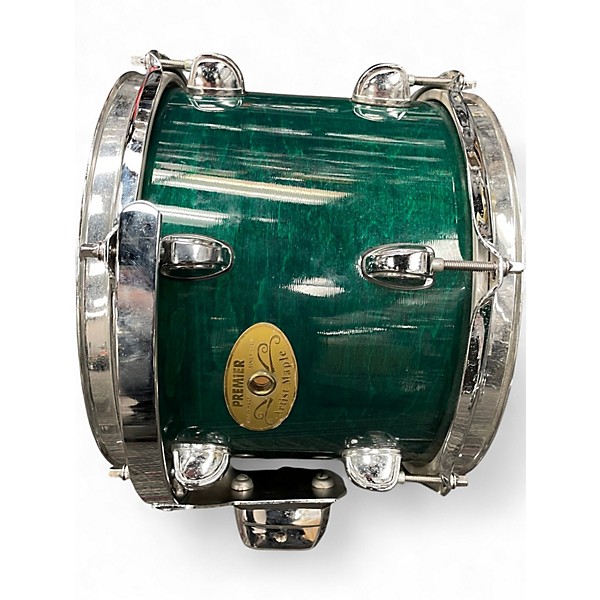 Used Premier 4 Piece Artist Maple Emerald Green Drum Kit