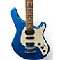 Used 1990s Washburn WM3 Custom Shop Blue Sparkle Solid Body Electric Guitar