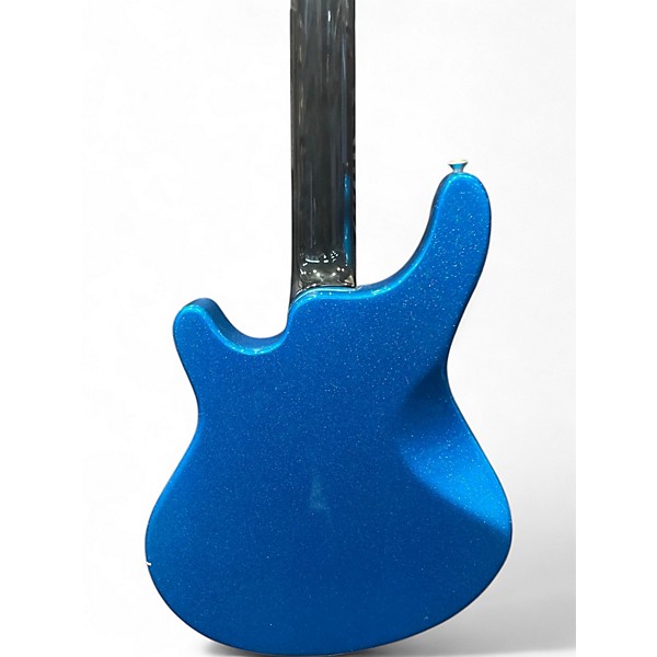 Used 1990s Washburn WM3 Custom Shop Blue Sparkle Solid Body Electric Guitar